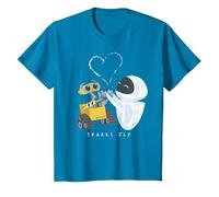 Disney Pixar Wall-E & Eve Sparks Fly Portrait T-Shirt, Enfant, Saphir, 2 ans