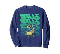 Disney Pixar Wall-E Robot Sweatshirt, Unisexe pour Adultes, Bleu Marine, XXL