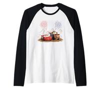 Disney & Pixar's Cars Lightning Mater 4th of July Fireworks Manche Raglan