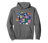 Disney & Pixar's Inside Out Birthday Crew Matching Party Sweat à Capuche, Unisexe pour Adultes, Asphalte, S