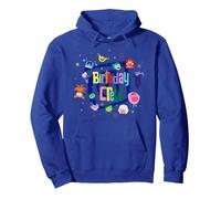 Disney & Pixar's Inside Out Birthday Crew Matching Party Sweat à Capuche, Unisexe pour Adultes, Bleu Royal, XXL