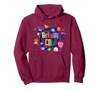 Disney & Pixar's Inside Out Birthday Crew Matching Party Sweat à Capuche, Unisexe pour Adultes, Marron, M
