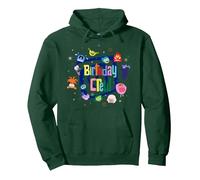 Disney & Pixar's Inside Out Birthday Crew Matching Party Sweat à Capuche, Unisexe pour Adultes, Vert Forêt, M