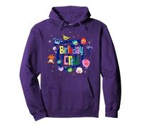 Disney & Pixar's Inside Out Birthday Crew Matching Party Sweat à Capuche, Unisexe pour Adultes, Violet, L