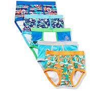 Disney Pixar's Luca 5-Pack 100% Combed Cotton Brief in Sizes 4, 6 and 8 Slips, Lot de 5, 4 Garçon