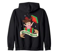 Disney & Pixar's Monsters, Inc. Christmas Boo Santa's Bestie Sweat à Capuche