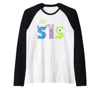 Disney & Pixar's Monsters, Inc. Lil Sis Sister Family Trip Manche Raglan