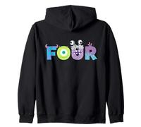 Disney & Pixar's Monsters, Inc. Numbers 4th Fourth Birthday Sweat à Capuche