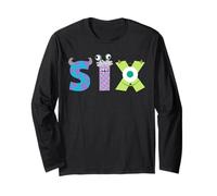 Disney & Pixar's Monsters, Inc. Numbers 6th Sixth Birthday Manche Longue