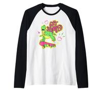 Disney & Pixar's Toy Story Rex Get Stomped Skateboarding Manche Raglan