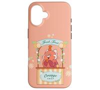 Disney & Pixar's Turning Red Panda Mei Orange Fruit Cute Coque pour iPhone 16