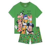 Disney Pjs, Pyjama Mickey Mouse Garçon, Pyjama Enfant Garcon avec Minnie Mouse, Donald Duck et Pluto, Ensemble Short
