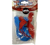 Disney Planes - Figurines - Ballons "Story" Pack de 6 - Latex SG30749 (Taille unique) (Bleu/Rouge)