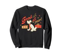 Disney Pluto Christmas "Goodish All Year" Funny Holiday Sweatshirt
