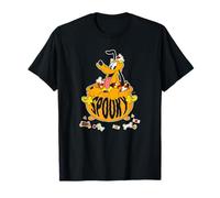 Disney Pluto Happy Halloween Spooky Cauldron with Candy T-Shirt