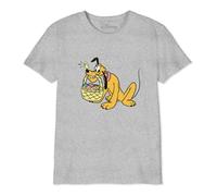 Disney « Plutôt with Basket Easter Mickey » BODMICKTS091 T-Shirt Garçon, Gris Melange, Taille 14 Ans