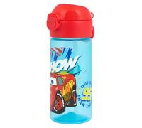 Disney Polar Gear Cars Kachow Bouteille d'eau en polypropylène avec couvercle pop-up et paille 420 ml Motif Lightening McQueen à partir de 48 mois