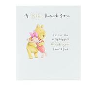 Disney Pooh Bear & Porcinet Carte de vœux avec inscription « A Big Thank You »