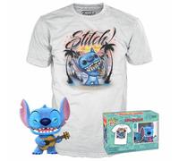 Disney - Pop N° Xxx - Ukelele Stitch (Flocked) +T-Shirt (Xl)