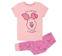 Disney Porcinet Winnie l'ourson Bourriquet - Pyjama Longues pour Femmes - 100% Coton - Taille 48-50