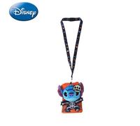 Disney Porte-Badge En Peluche Stitch Avec Tour De Cou Thème Halloween, Sous Licence Officielle