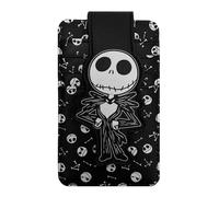 Disney Porte-cartes Minnie, Mickey Stitch Bourriquet Skellington pour femme, Jack Skellington Noir, Décontracté