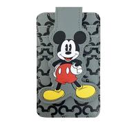 Disney Porte-cartes Minnie, Mickey Stitch Bourriquet Skellington pour femme, Mickey Mouse Gris
