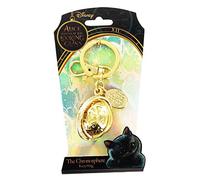 Disney Porte-clé Alice au pays des merveilles en étain doré avec boule chrono