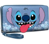 Disney Portefeuille Lilo et Stitch Tongue Essentiel Bleu 19 x 10 cm