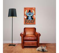 Disney - Poster - Stitch - Halloween + 2 St Posterleisten Holz 61 cm schwarz