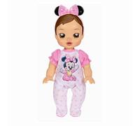 Disney Poupée bébé Minnie Mouse Darlings aux Cheveux Bruns, par Jakks Pacific, avec Lueur Magique et Effets Lumineux, Comprenant Une Baguette Magique, Une Bouteille de poussière de fée