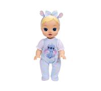 Disney Poupée bébé Stitch Darlings avec Cheveux blonds, Officielle par Jakks Pacific, Paillettes Lumineuses Magiques, Comprend Une Baguette Magique, Un Flacon de poussière de fée