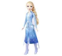 Disney Poupée Elsa Chantante La Reine des Neiges avec tenue emblématique et chanson «Dans un autre monde» du film Disney La Reine des Neiges 2 en langues: Anglais, Français, Allemand, Italien, JDL60