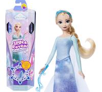 Disney Poupée Surprise Elsa Spin & Reveal La Reine des Neiges avec 11 surprises,