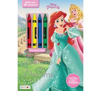 Disney Princess 48 pages Coloriage et activit avec 4 crayons 44048 Bendon