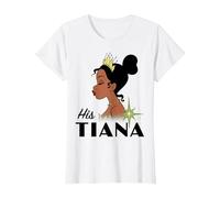 Disney Princess And The Frog His Tiana T-Shirt, Femme, Blanc, S