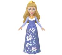 Disney Princess – Petite poupée articulée Aurora – Tenue brillante, jupe amovible, inspirée du film