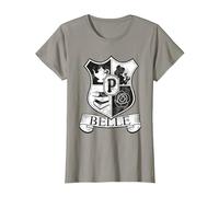 Disney Princess Belle Crest T-Shirt, Femme, Ardoise, XS