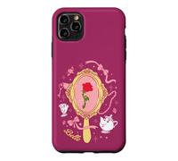 Disney Princess Belle Enchanted Rose in Mirror Pink Coquette Coque pour iPhone 11 Pro Max