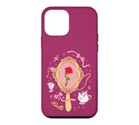 Disney Princess Belle Enchanted Rose in Mirror Pink Coquette Coque pour iPhone 12 mini