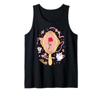 Disney Princess Belle Enchanted Rose in Mirror Pink Coquette Débardeur