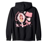 Disney Princess Belle in Magic Mirror Pink Coquette Collage Sweat à Capuche