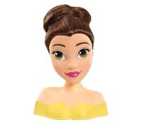 Just Play Disney Princess Belle Tête de Coiffure Mini 14 cm avec Brosse à Cheveux pour Le Plaisir de coiffer à partir de 3 Ans