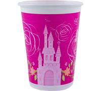 Disney Princess - Burg - Gobelets de fête, plastique pack de 8 SG30299 (taille unique) (rose/blanc)