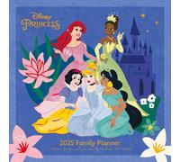 Disney Princess - Calendrier familial "2025", carré PM10859 (taille unique) (Coloré)