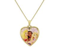Disney Princess CF01154YRCL-Q Pendentif en forme de cœur plaqué or rose, taille unique, Laiton, Pas de gemme