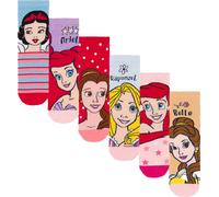 Disney Princess - Chaussettes pour filles (pack de 6) NS7630 (27 EU - 31 EU) (Coloré)