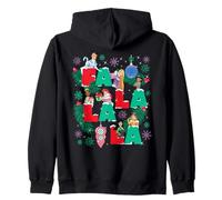 Disney Princess Christmas FA La La La Winter Holiday Letters Sweat à Capuche