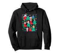 Disney Princess Christmas FA La La La Winter Holiday Letters Sweat à Capuche