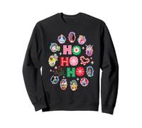 Disney Princess Christmas Ho Ho Ho Winter Holiday Portraits Sweatshirt